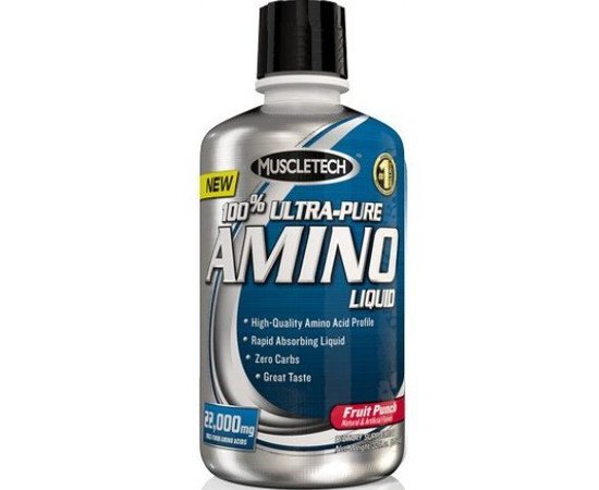 Muscletech 100% Ultra Pure Amino Liquid 946`ml, Muscletech 100% Ultra Pure Amino Liquid 946`ml  в интернет магазине Mega Mass