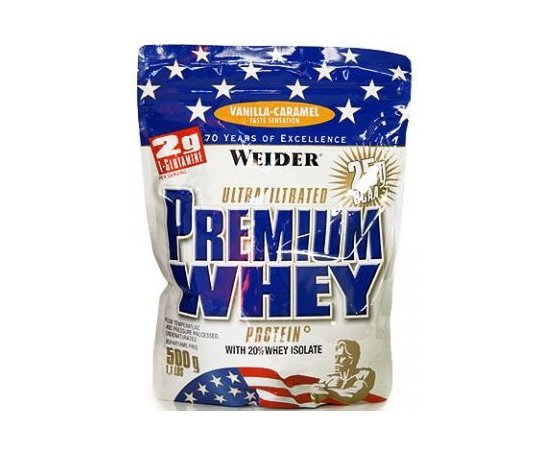 Weider Premium Whey Protein 500 g, Смак: Vanilla Strawberry / Ваніль Полуниця, image 