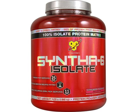 BSN Syntha-6 Isolate 1820г, Смак:  Chocolate / Шоколад, image 