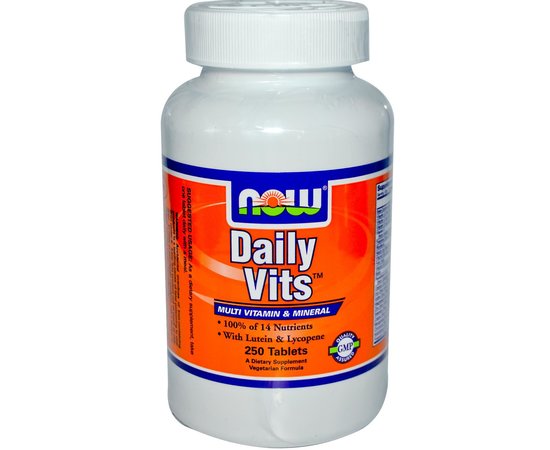 NOW Daily Vits 250 tabs, image 