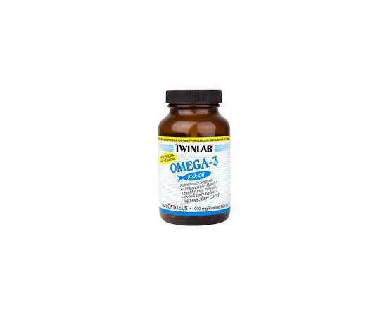 Twinlab Omega-3 Fish Oil 50 caps, image 