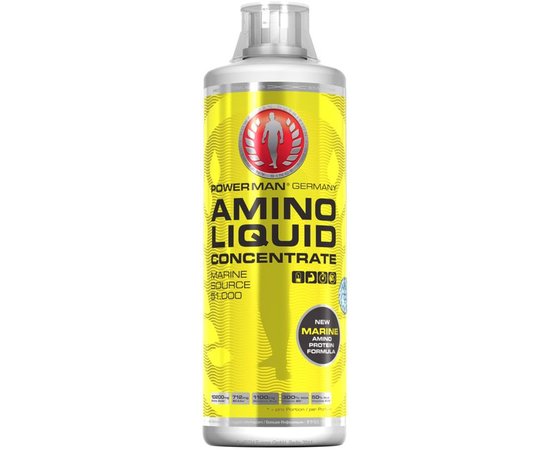 Power Man Amino Liquid 1000 ml, Power Man Amino Liquid 1000 ml  в интернет магазине Mega Mass