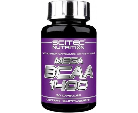 Scitec Nutrition Mega BCAA 1400 90 caps, Scitec Nutrition Mega BCAA 1400 90 caps  в интернет магазине Mega Mass