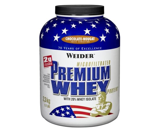 Weider Premium Whey Protein 2300г, Смак:  Chocolate / Шоколад, image 