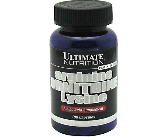 Ultimate Nutrition Arginine Ornithine Lysine 100 caps, image 
