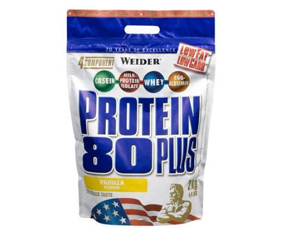 Weider Protein 80 Plus 2кг, Смак: Wildberry Yoghurt / Йогурт з Диких Ягід, image 