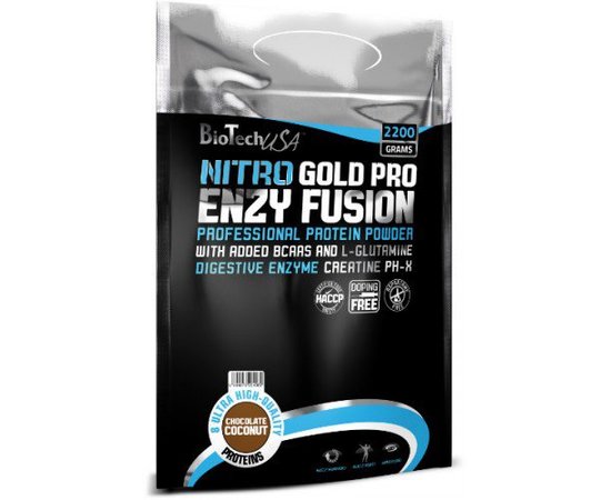 BioTech Nitro Gold Pro Enzy Fusion 2200 g, BioTech Nitro Gold Pro Enzy Fusion 2200 g  в интернет магазине Mega Mass