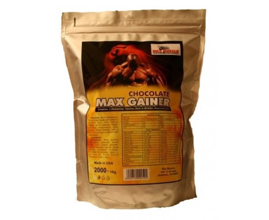 Max Muscle Max Gainer 2000г, image 