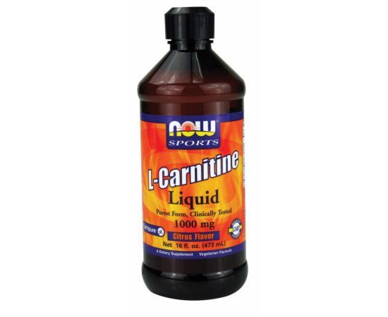 NOW L-Carnitine Liquid 1000 mg 500 ml, image 