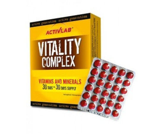 ActivLab VITALITY COMPLEX 30 tabs, ActivLab VITALITY COMPLEX 30 tabs  в интернет магазине Mega Mass