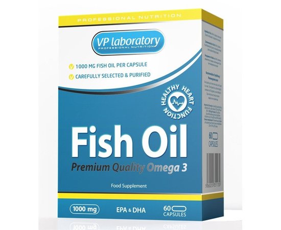 VP Lab Fish Oil 60 caps, VP Lab Fish Oil 60 caps  в интернет магазине Mega Mass