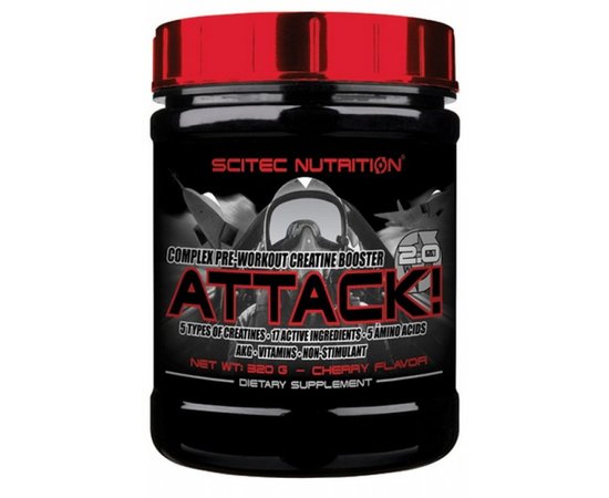 Scitec Nutrition Attack 2.0 320 g, Смак: Pear / Груша, image 