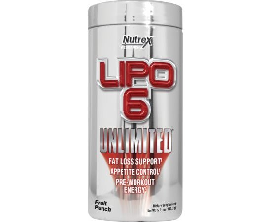 Nutrex Lipo-6 Unlimited 147 g, image 