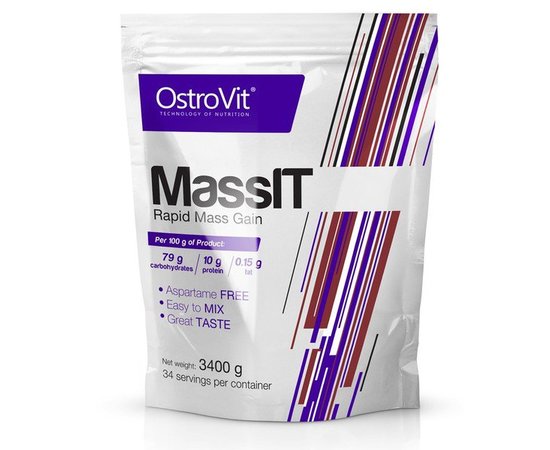 Ostrovit Mass IT 3400 g, Смак: Coconut Cream / Кокосовий Крем, image 