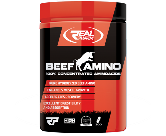 Real Pharm Beef Amino 300 tabs, image 