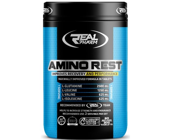 Real Pharm Amino Rest 300 tabs, Real Pharm Amino Rest 300 tabs  в интернет магазине Mega Mass