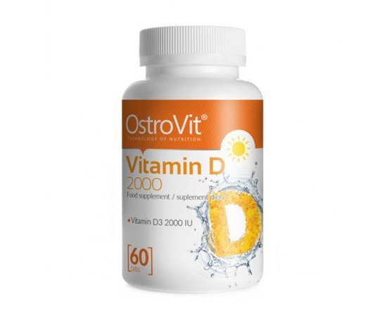OstroVit Vitamin D 2000 60 tabs, OstroVit Vitamin D 2000 60 tabs  в интернет магазине Mega Mass