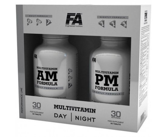 FA Nutrition MultiVitamin AM + PM Formula 90caps, image 