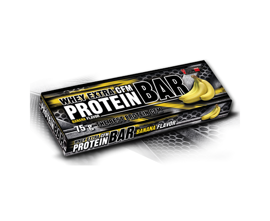 Vision Whey Extra CFM Protein Bar 75g, Смак: Banana / Банан, image 
