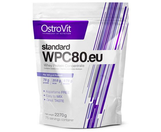 OstroVit Standard WPC80 2270 g, Смак: Hazelnut / Фундук, image 