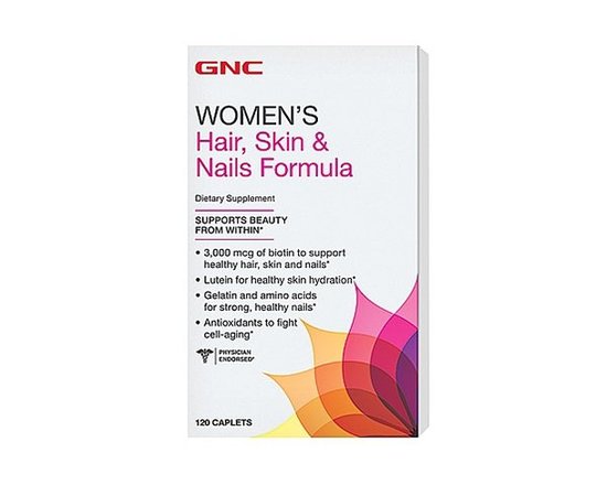 GNC Women's Hair, Skin & Nails Formula 120 caps, image 