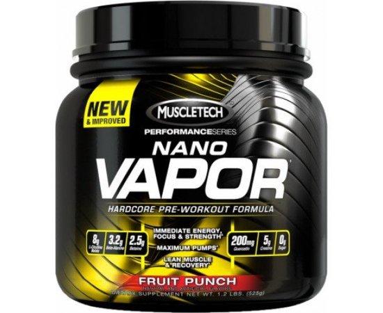 MuscleTech Nano Vapor 525 g, Смак: Sour Apple / Кисле Яблуко, image 