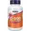 NOW C-500 Calcium Ascorbate 100 veg caps, Фасування: 100 caps, Концентрація: 500 mg, Коцентрація: 500, image 