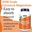 NOW Calcium & Magnesium 240 softgels, Фасування: 240 softgels, image , зображення 5