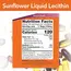 NOW Sunflower Liquid Lecithin 473 ml, image , зображення 3
