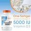 Doctor's Best Vitamin D3 5000IU 180 softgels, image , зображення 5