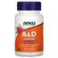 NOW Vitamin A & D 10,000/400 IU 100 Softgels, image 