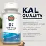 KAL D3 125 mcg (5000 IU) 60 tabs, image , зображення 3